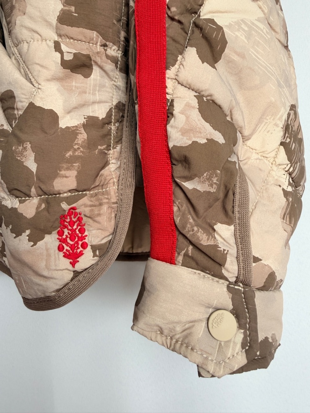 Free People Movement Pippa Printed Packable Puffer Jacket Medium Lightweigh - Picture 7 of 11